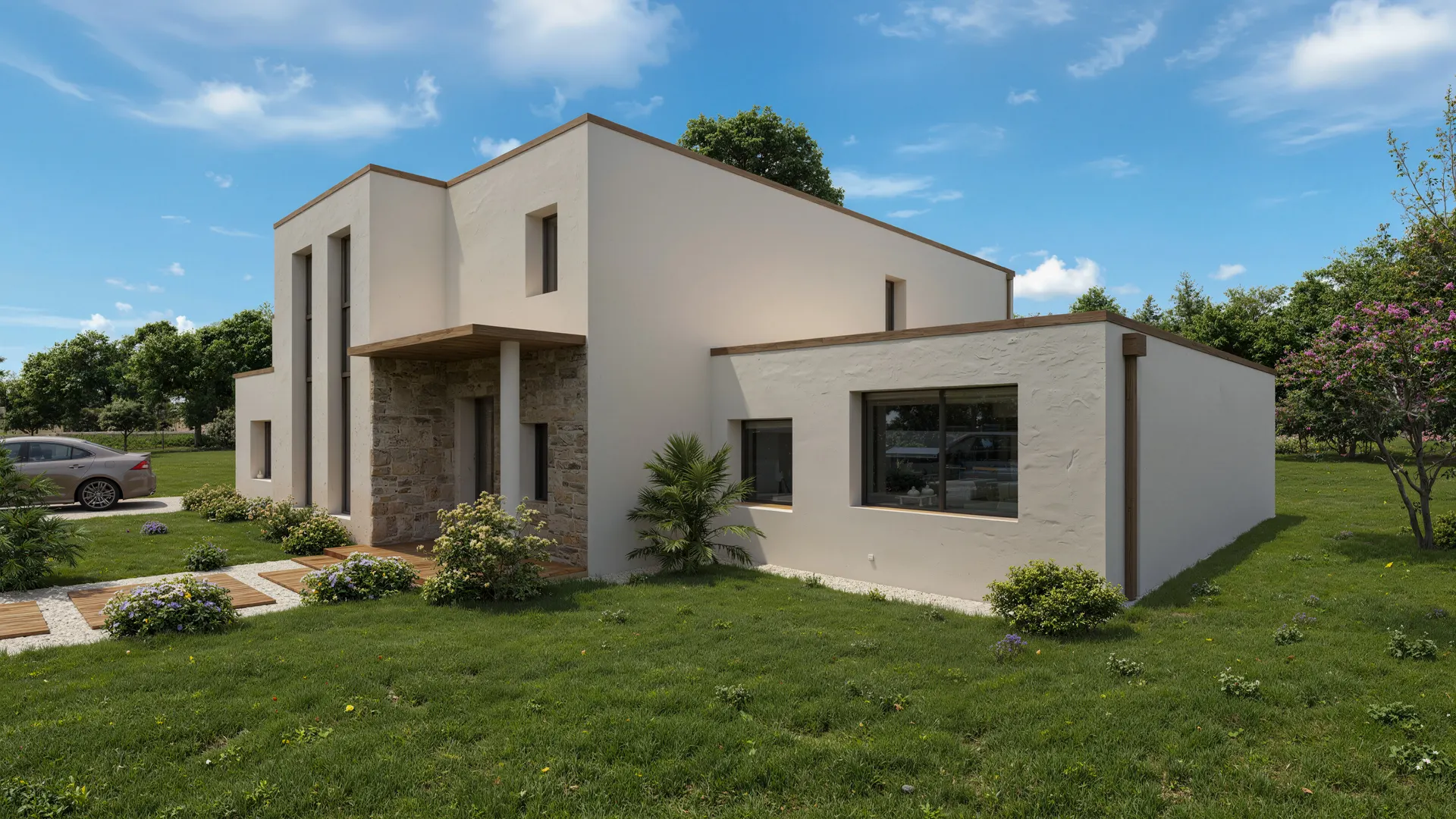 Projet N°03 — terrasse et façade arrière
