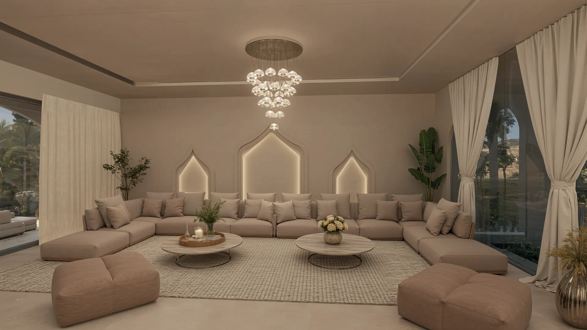 Projet N°08 — salon intérieur de style marocain