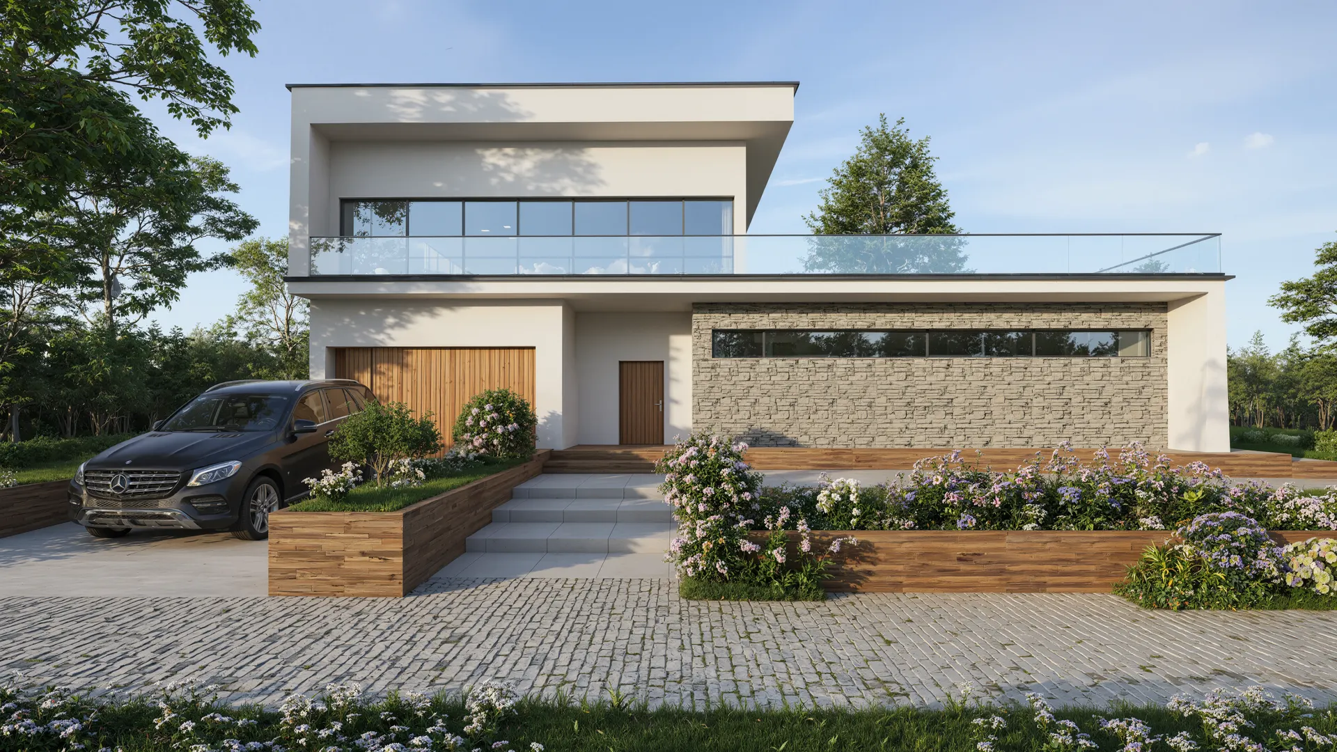 Projet N°10 — maison moderne 200 m², piscine et terrasse, Marseille